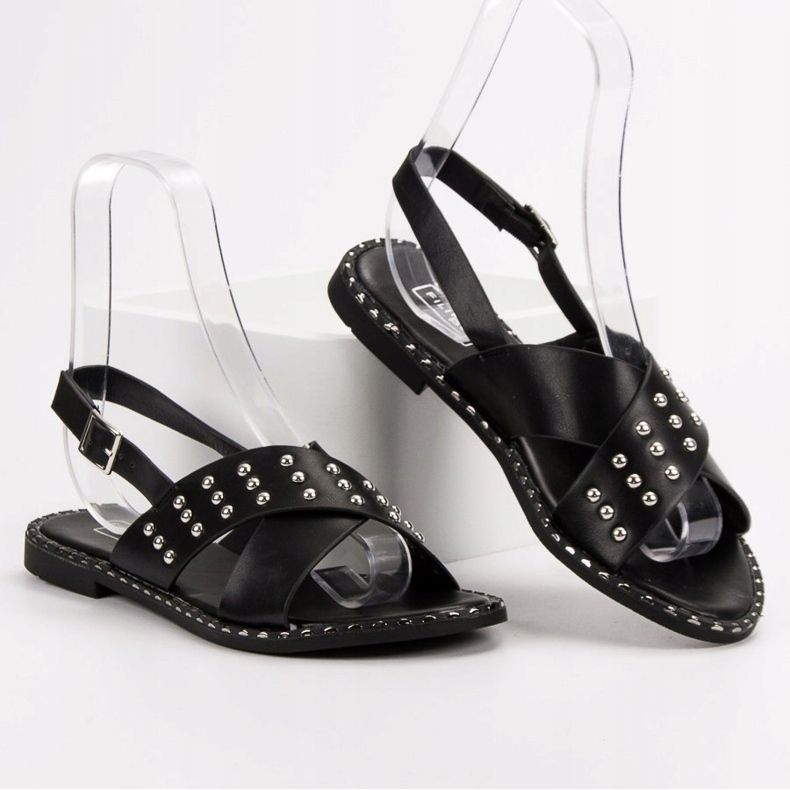 Filippo Fashionable Rock Sandals black 2