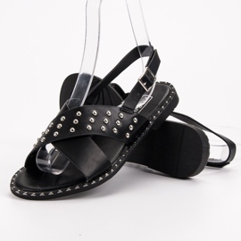 Filippo Fashionable Rock Sandals black 1