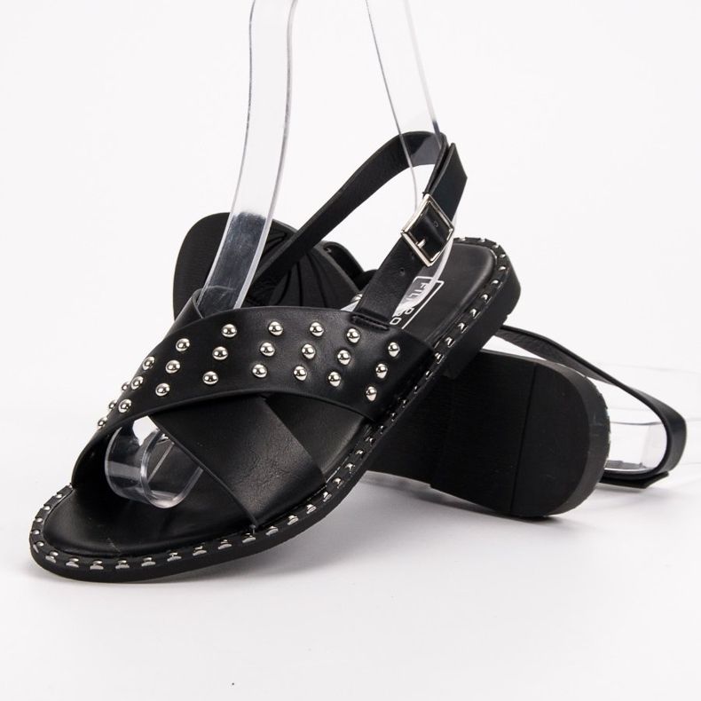 Filippo Fashionable Rock Sandals black 1