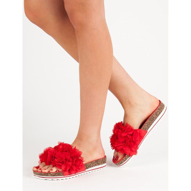Seastar Fashionable Red Slippers 2