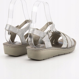 Evento Silver Sandals grey 1