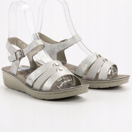 Evento Silver Sandals grey 2