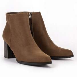 Filippo Suede Booties On A Bar brown 2