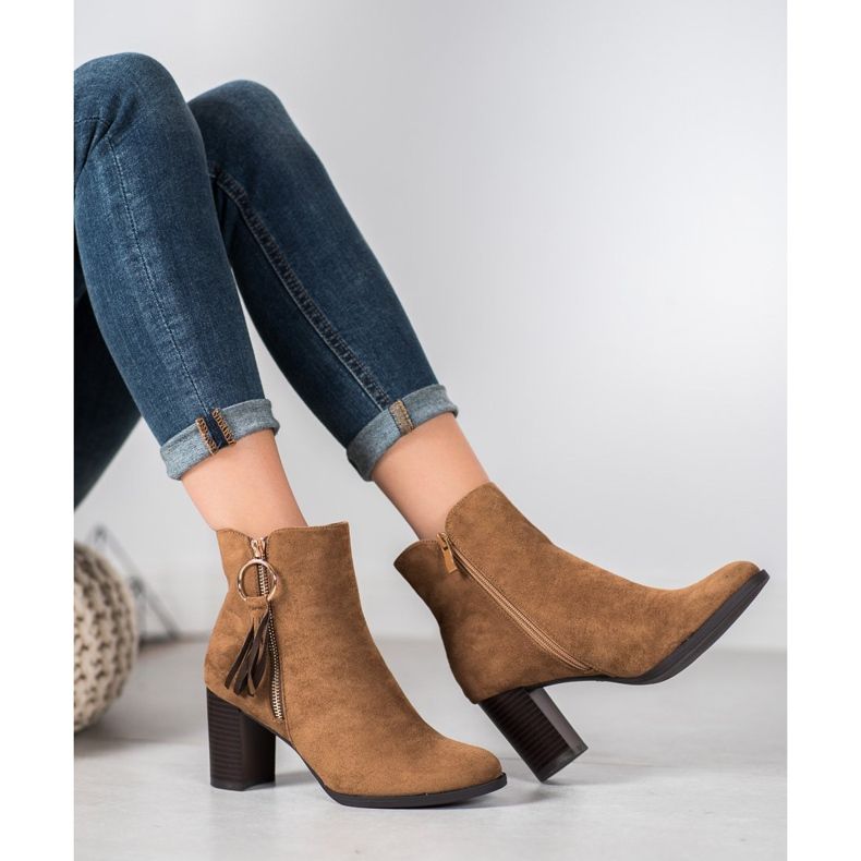 Filippo Stylish suede boots brown 2