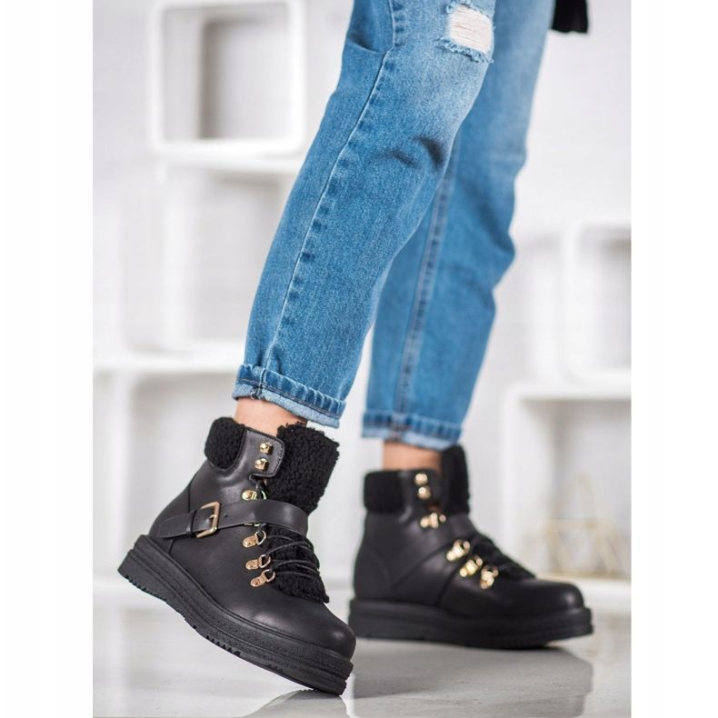 Stylish VICES boots black 2