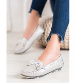 Filippo Light Leather Loafers grey 1