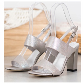 Goodin Stylish sandals silver grey 1 Goodin Stylish sandals silver grey 1