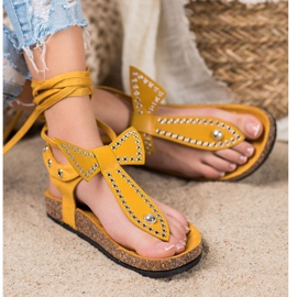 Seastar Tied Sandals Japanese yellow 2