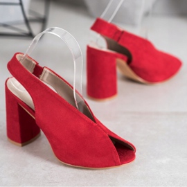 Filippo Slip-on Sandals On A Bar red 1