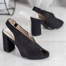 Filippo Slip-on Sandals On A Bar black 1