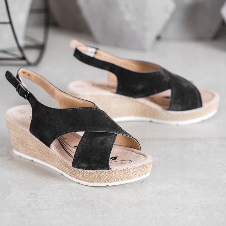 Filippo Light Leather Sandals black 2