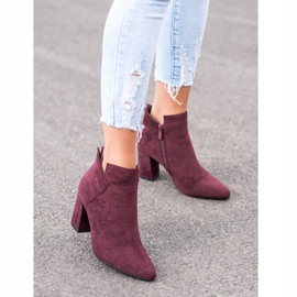 VINCEZA high boots red 2