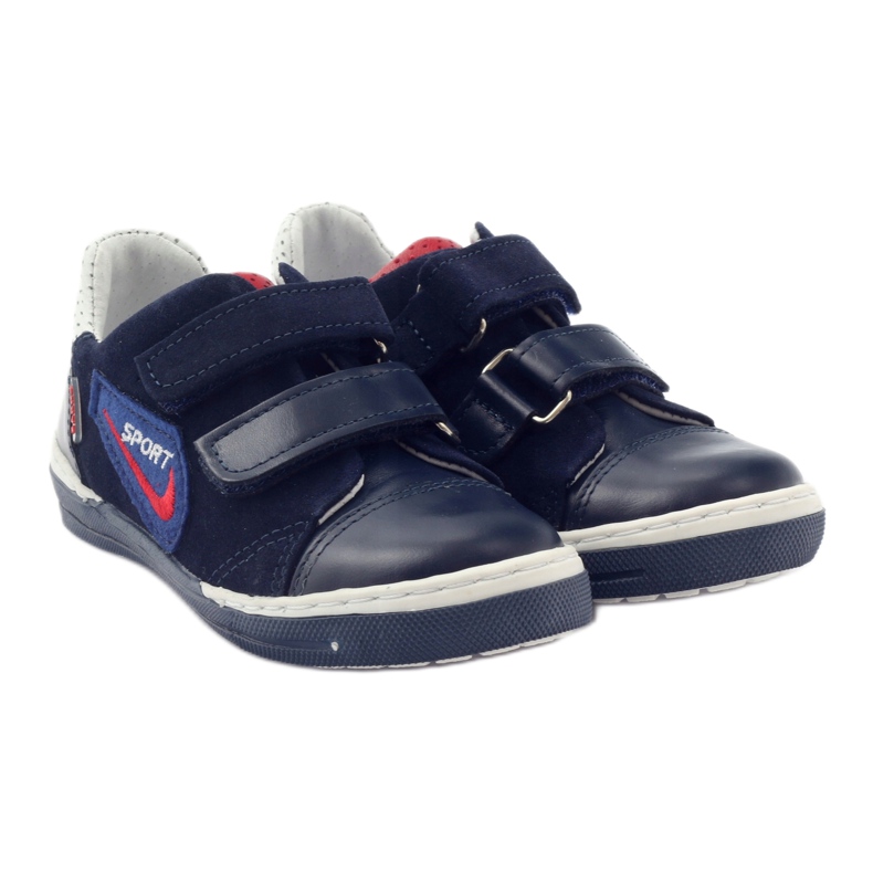 Boys' sports shoes Zarro 85/02 gr white red multicolored 4