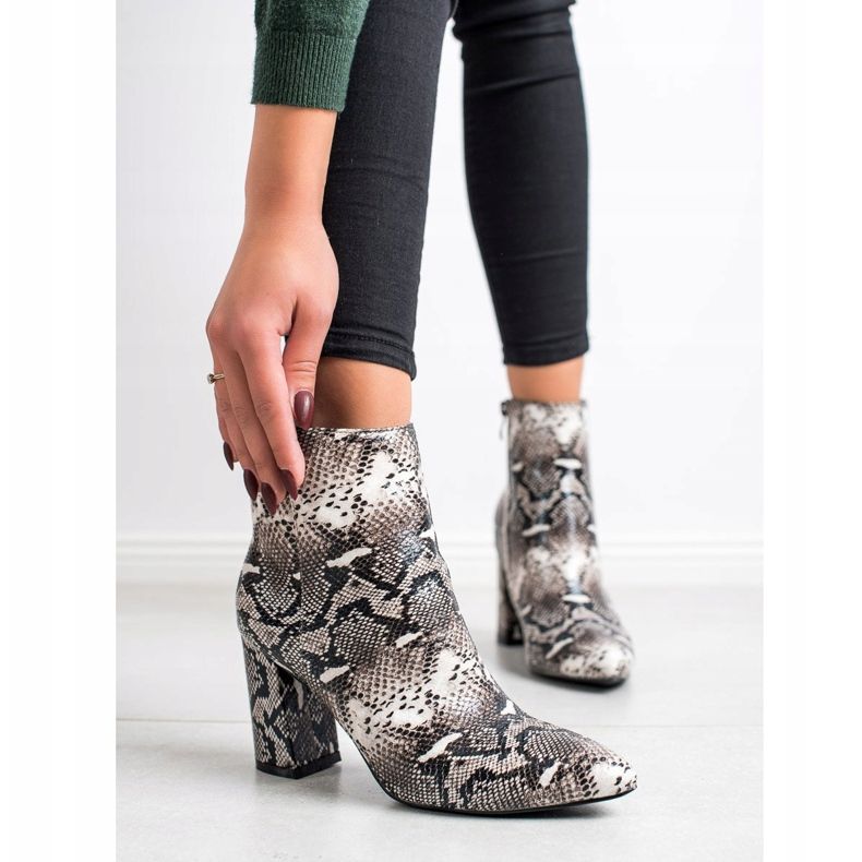 Goodin Boots In Spitz Snake Print multicolored 1