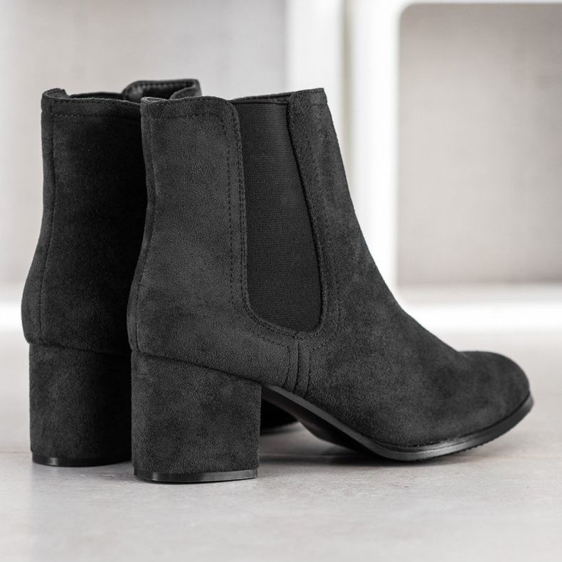 J. Star Warm High Heels black 1 J. Star Warm High Heels black 1