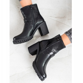 Marquiz Black Boots With Buckle 2