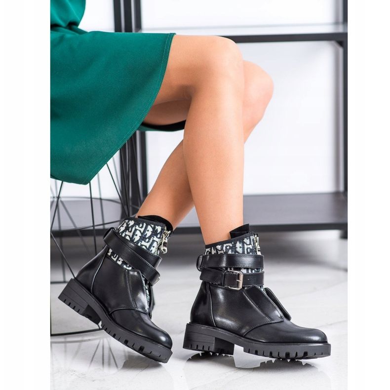 Seastar Fashionable zipper bags black 1