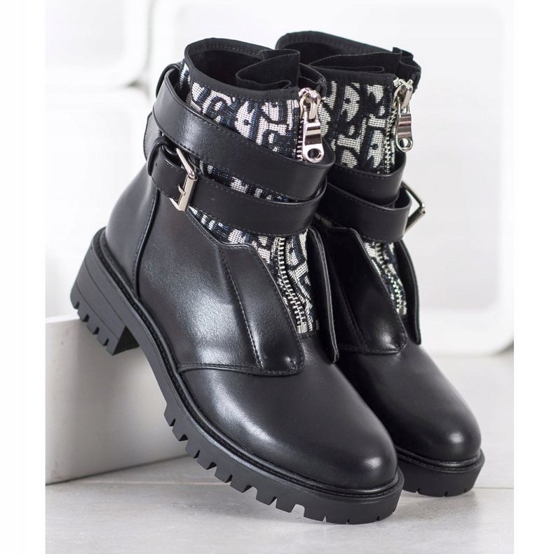 Seastar Fashionable zipper bags black 2