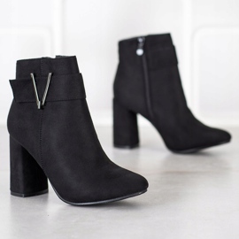Balada Elegant high-heeled boots black 1