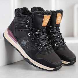 Arrigo Bello Black Trekking Shoes 1