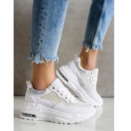 Weide Comfortable Sneakers On The Platform white 2