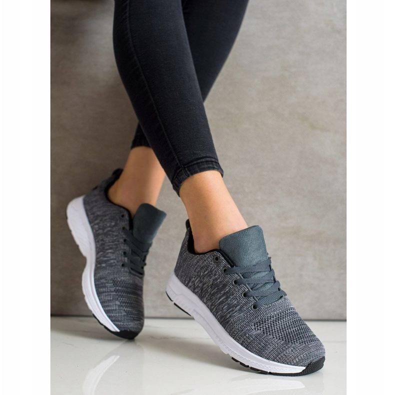 SHELOVET Light Lace-up Sneakers grey 2