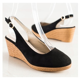 Goodin Comfortable wedge pumps black 1