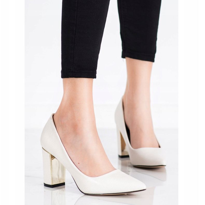 Goodin Stylish Pumps On High Heels beige 1