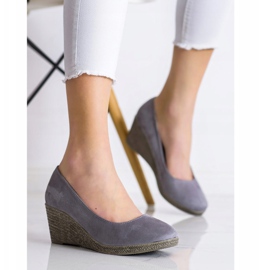 Goodin Light Wedge Pumps grey 1
