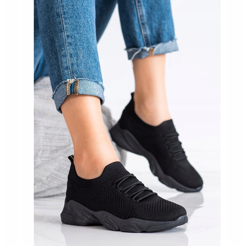 Filippo Black Sport Shoes 1