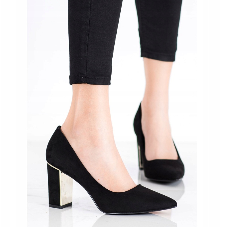 Goodin Stylish Pumps On High Heels black 1