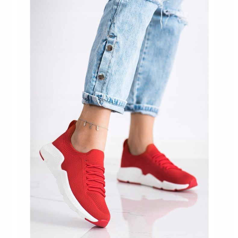 Women's Sneakers Big Star DD274580 red 2 Women's Sneakers Big Star DD274580 red 2