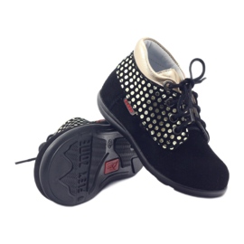 Girls' boots Zarro 82/4 black gold golden 3 Girls' boots Zarro 82/4 black gold golden 3