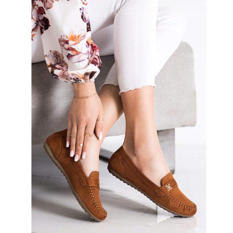 Fama Suede Espadrilles With Ornament brown 1