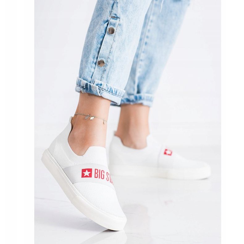 Women's Big Star Sneakers FF274219 white 1 Women's Big Star Sneakers FF274219 white 1