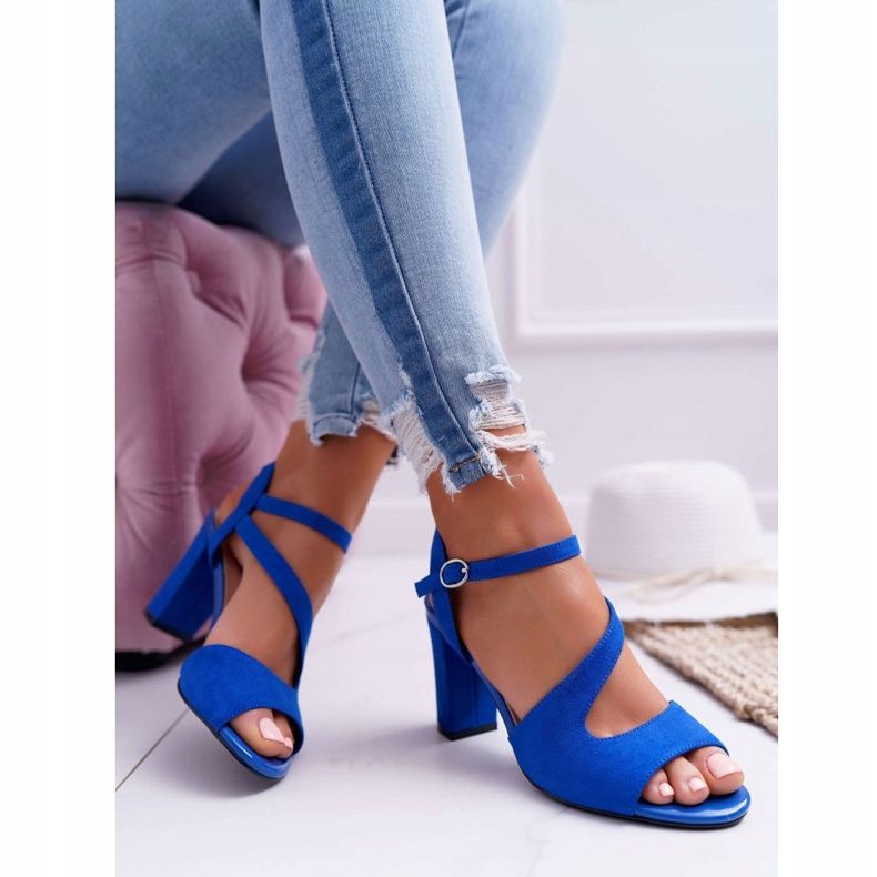 Sandals On A Bar Sergio Leone SK868 Blue 2