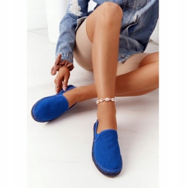 Big Star DD274A136 Navy Blue Espadrilles On A Braided Sole 1