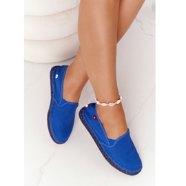 Big Star DD274A136 Navy Blue Espadrilles On A Braided Sole 2