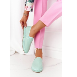 Green Espadrilles On The Braided Sole Big Star DD274A141 2