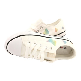 NEWS White Sneakers with tied butterflies 21DZ35-3585 2 NEWS White Sneakers with tied butterflies 21DZ35-3585 2