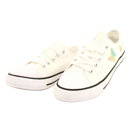 NEWS White Sneakers with tied butterflies 21DZ35-3585 1 NEWS White Sneakers with tied butterflies 21DZ35-3585 1