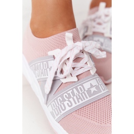 Women's sports shoes Memory Foam Big Star HH274353 Pink 1