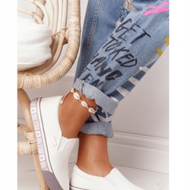 Women's Sneakers Slip-on Big Star HH274007 White 2 Women's Sneakers Slip-on Big Star HH274007 White 2