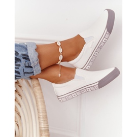 Women's Sneakers Slip-on Big Star HH274007 White 1