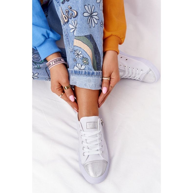 Women's Sneakers White-Silver Festival 1