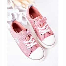 Children's Sneakers With Velcro Big Star HH374027 Pink 1 Children's Sneakers With Velcro Big Star HH374027 Pink 1