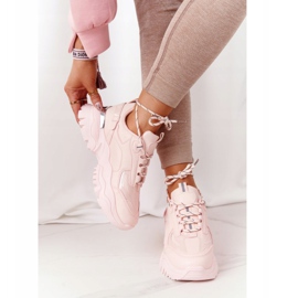 PG1 Women's Sneakers On A Massive Sole Pink Influencer 2 PG1 Women's Sneakers On A Massive Sole Pink Influencer 2