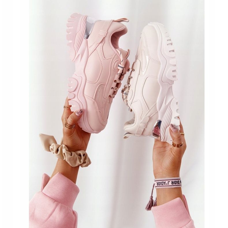 PG1 Women's Sneakers On A Massive Sole Pink Influencer 1 PG1 Women's Sneakers On A Massive Sole Pink Influencer 1