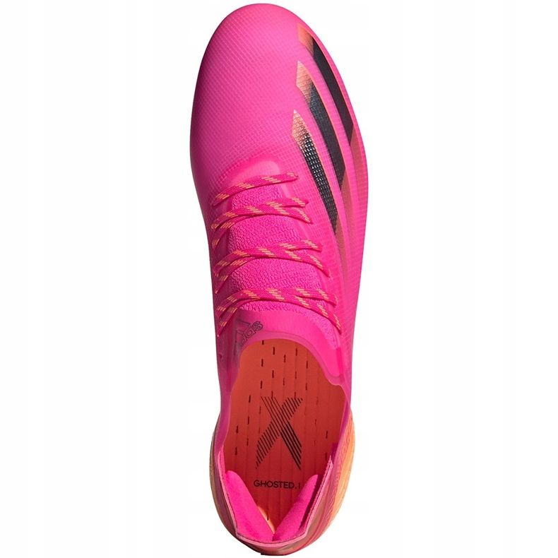 Adidas X Ghosted.1 Fg FW6897 football boots pink 1