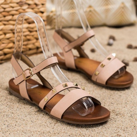 S. BARSKI Sandals With Studs S.BARSKI pink 1